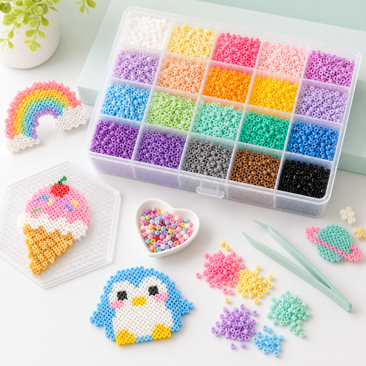 Single color mini fuse beads collection cover