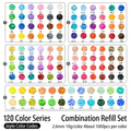 120-Color Fuse Beads Collection | DIY Perler Bead Refill Set
