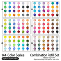 144-Color Fuse Beads Collection | DIY Perler Bead Refill Set