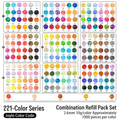 221-Color Fuse Beads Collection | DIY Perler Bead Refill Set