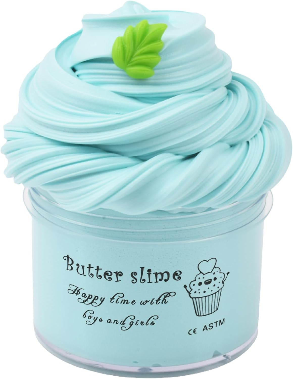 Sky Blue Butter Slime, Stress Relief Scented Slime Toy for Girls Boys, Non-Sticky, Party Favors, Prize, School Education, Birthday Gifts(7oz 200ML)