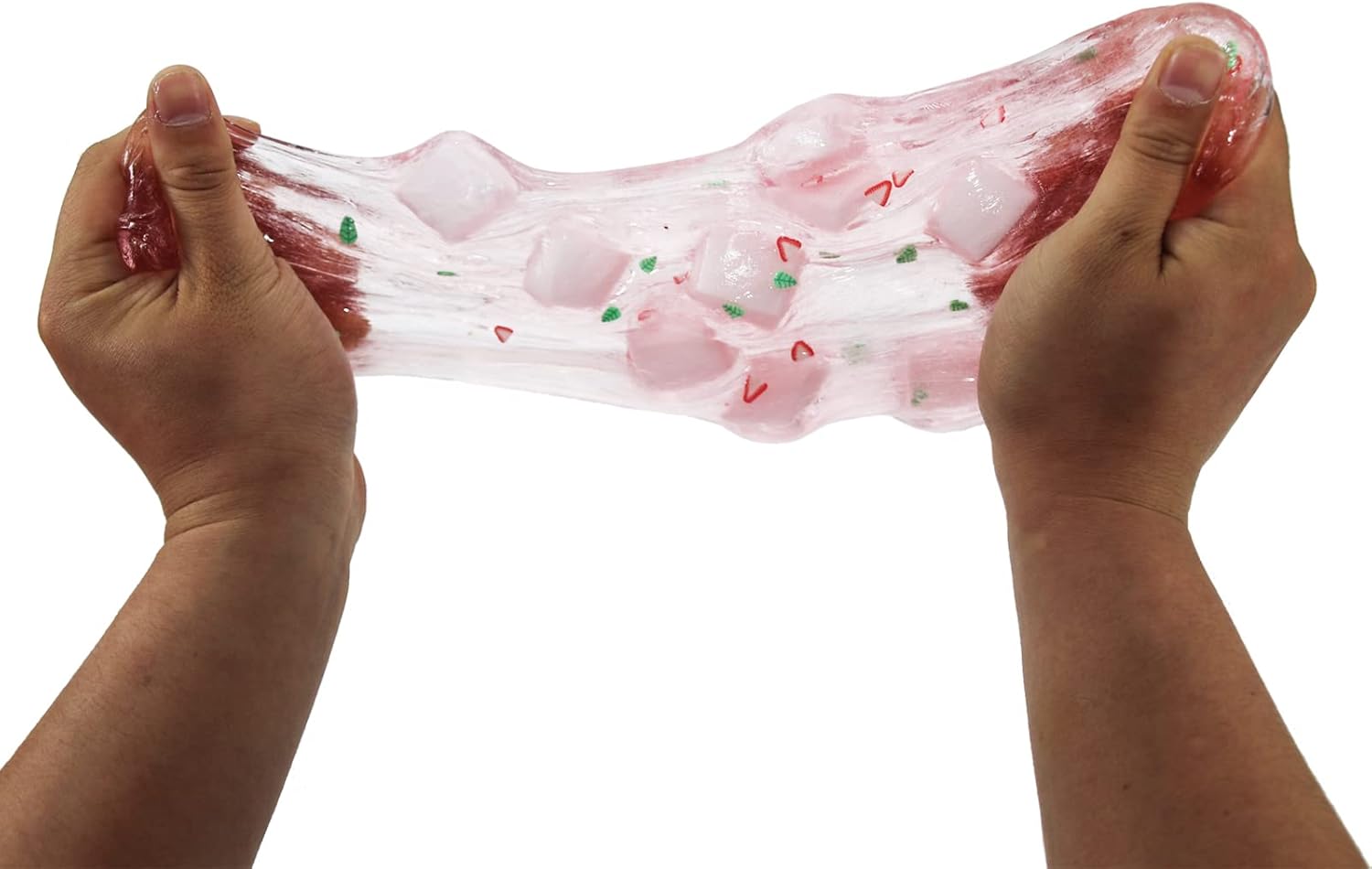 Strawberry Crunchy Slime,Pink Slime Kit with Glimmer for Girls,Birthday Gifts School Party Favors Toy for Girls and Boys(7OZ).