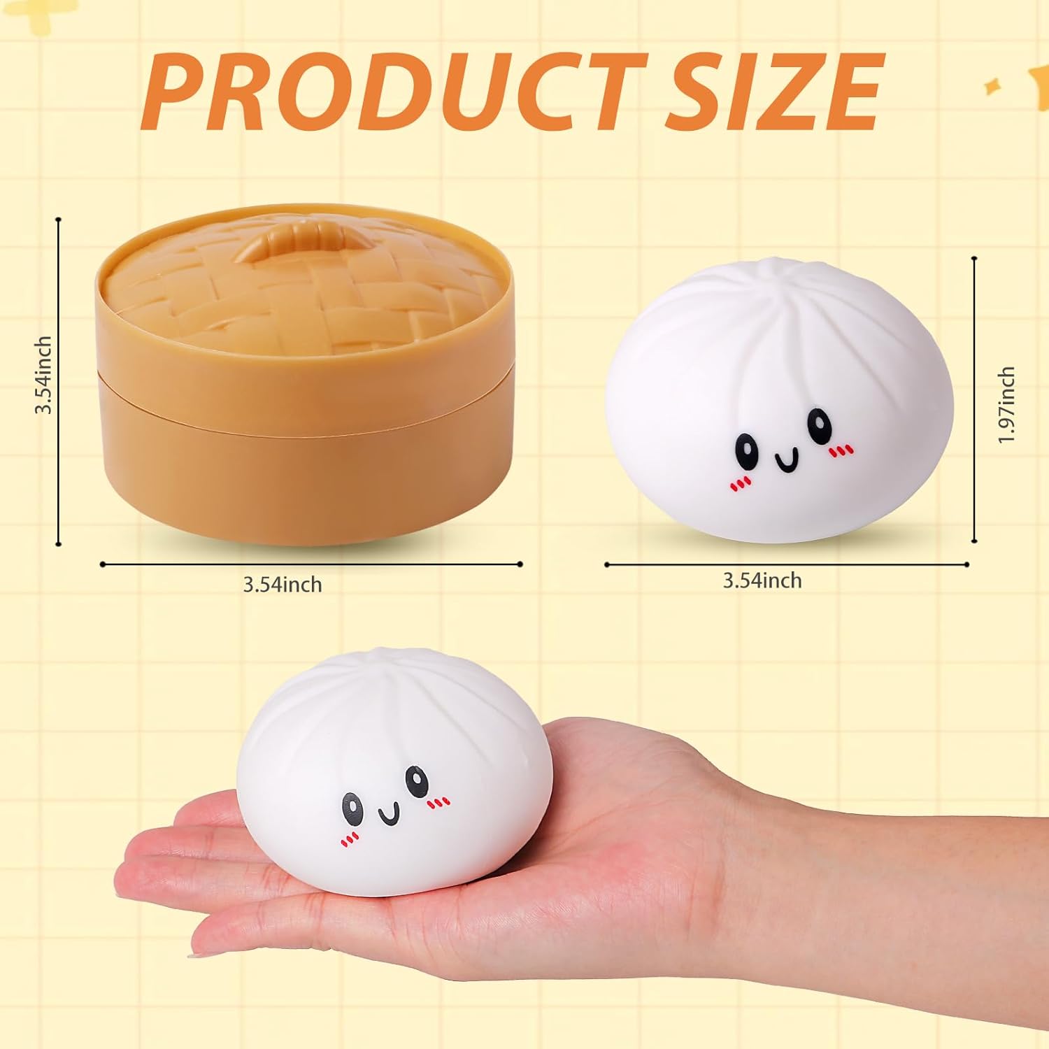 Squishy Dumpling Stress Balls fo... | Best Squishy Toy for Teens & Adults