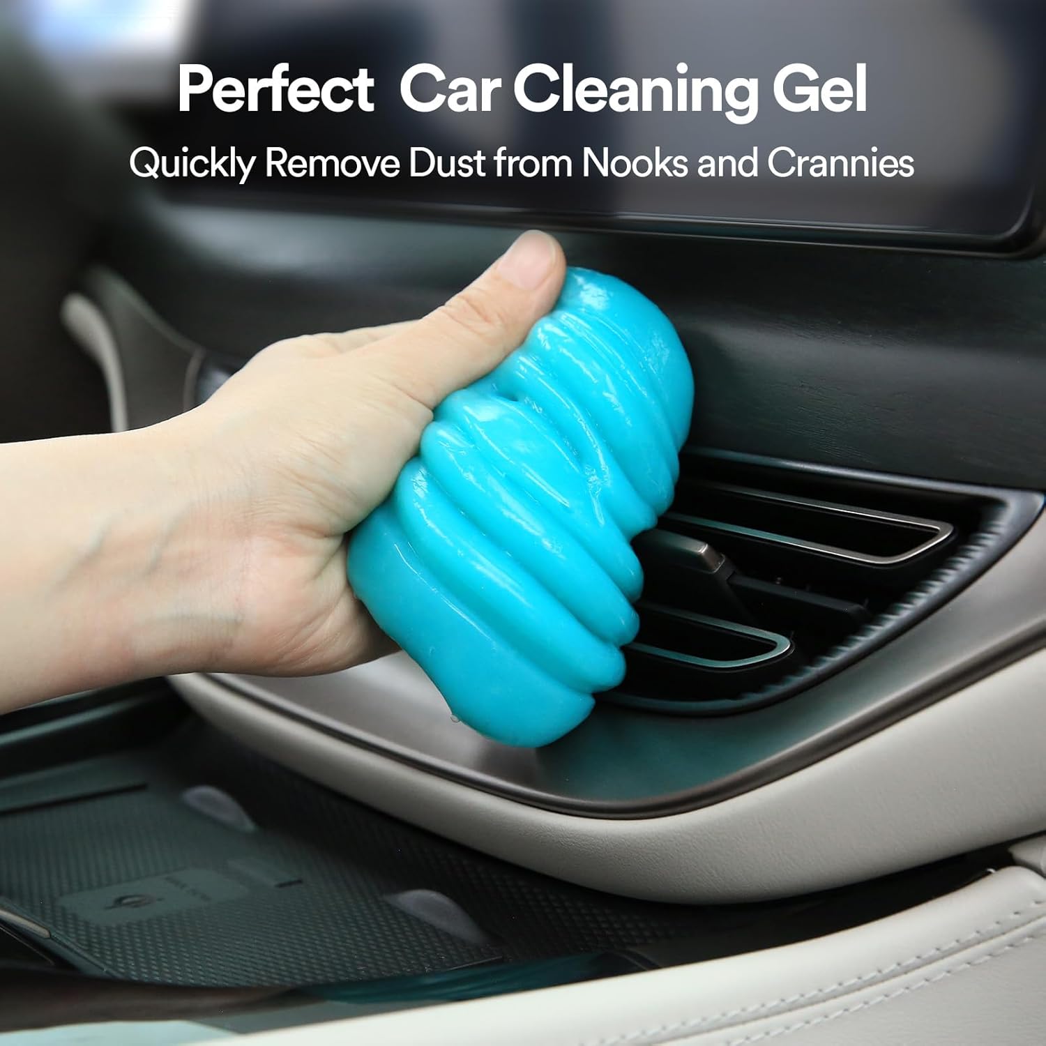 PULIDIKI Car Cleaning Gel Car Clean Putty, Universal Car Interior Cleaner Slime, Perfect Cleaning Kit Supplies, Auto Detailing Tools Car Accessories, Dust Remover Gifts for Men Women
