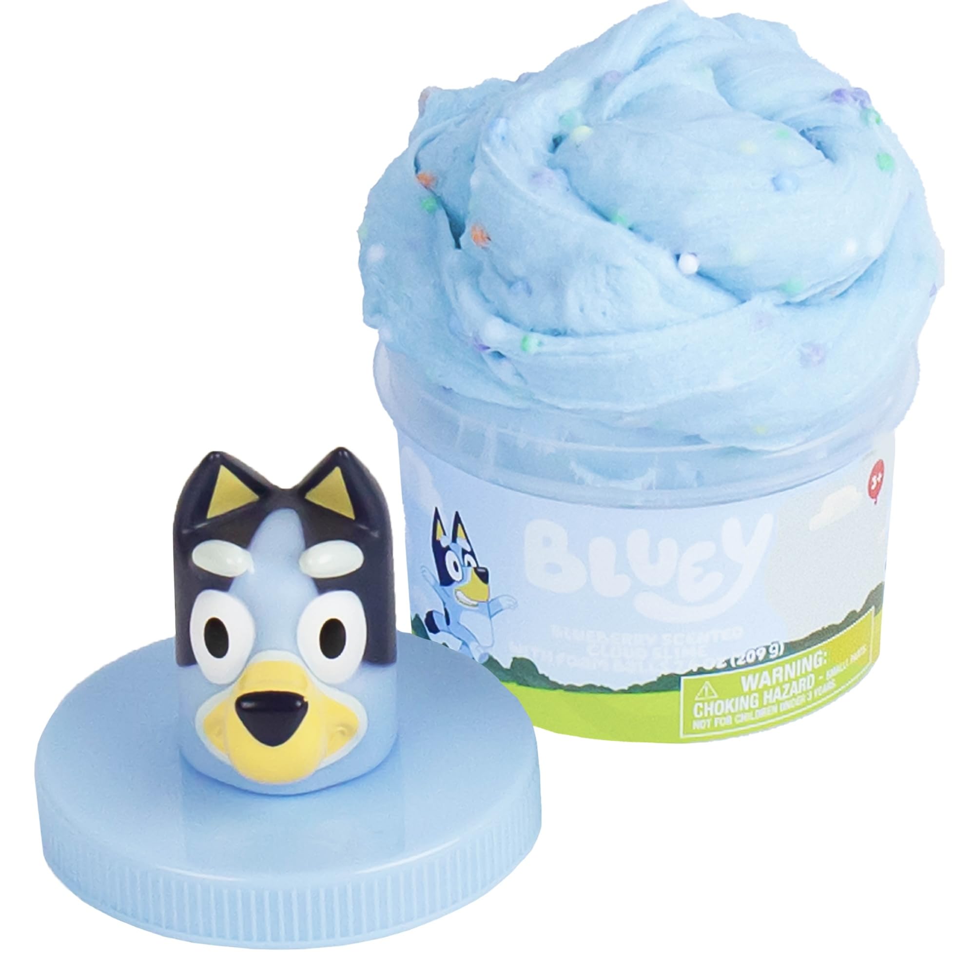 Hello Kitty SLIMYGLOOP Jar, 8 oz Red & White Cotton Candy Scented Slime, Includes Beads & Hello Kitty Charm