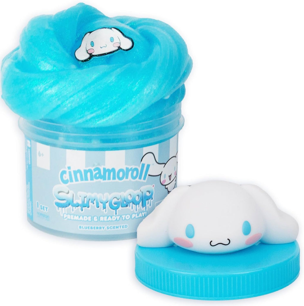 Cinnamoroll Limited Edition!🐶8oz Giant Jar Glitter Squeeze Toy|Blueberry Scent + Sparkling Glitter|Irresistible Cuteness for Collectors