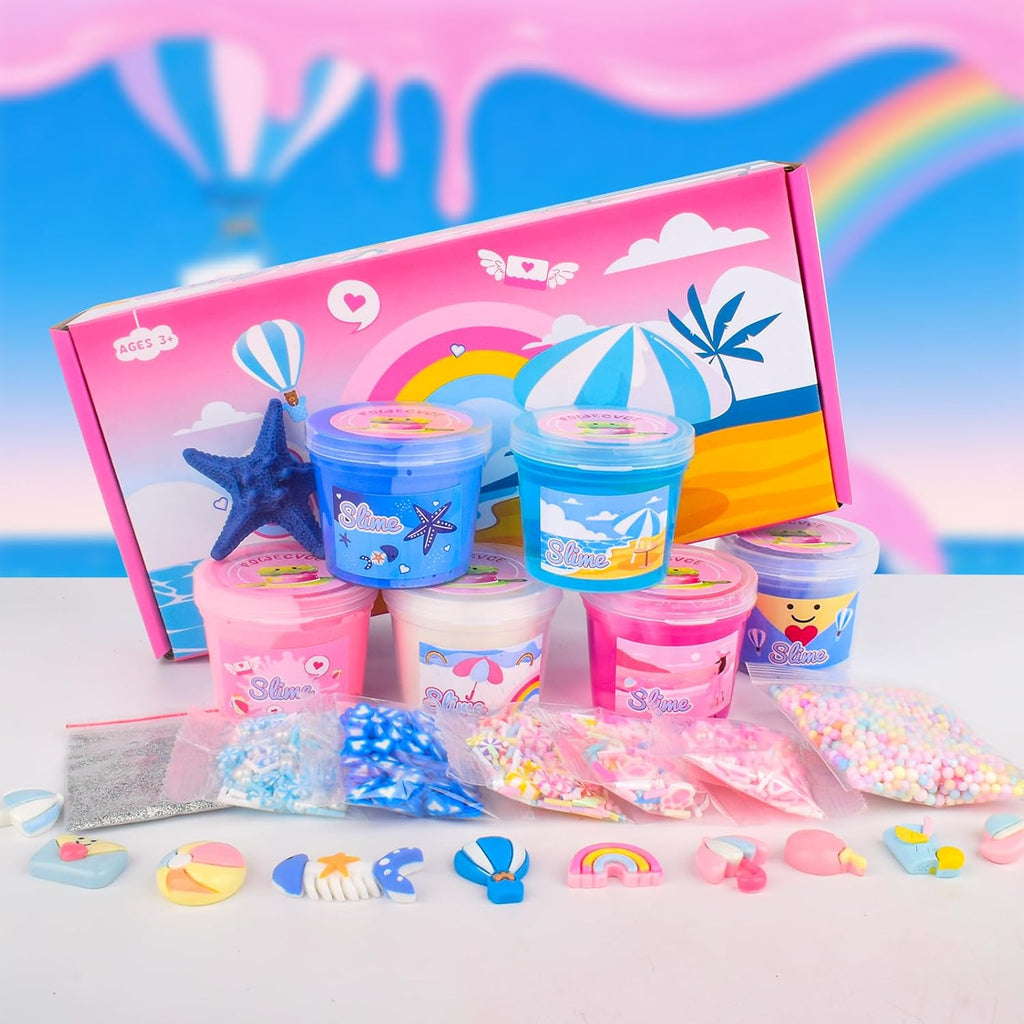 Pink-Blue Dream Combo💖💙6-Box Squeeze Toy Duo Pack|Perfect for Couples, Siblings & Best Friends|Create Special Healing Moments Together