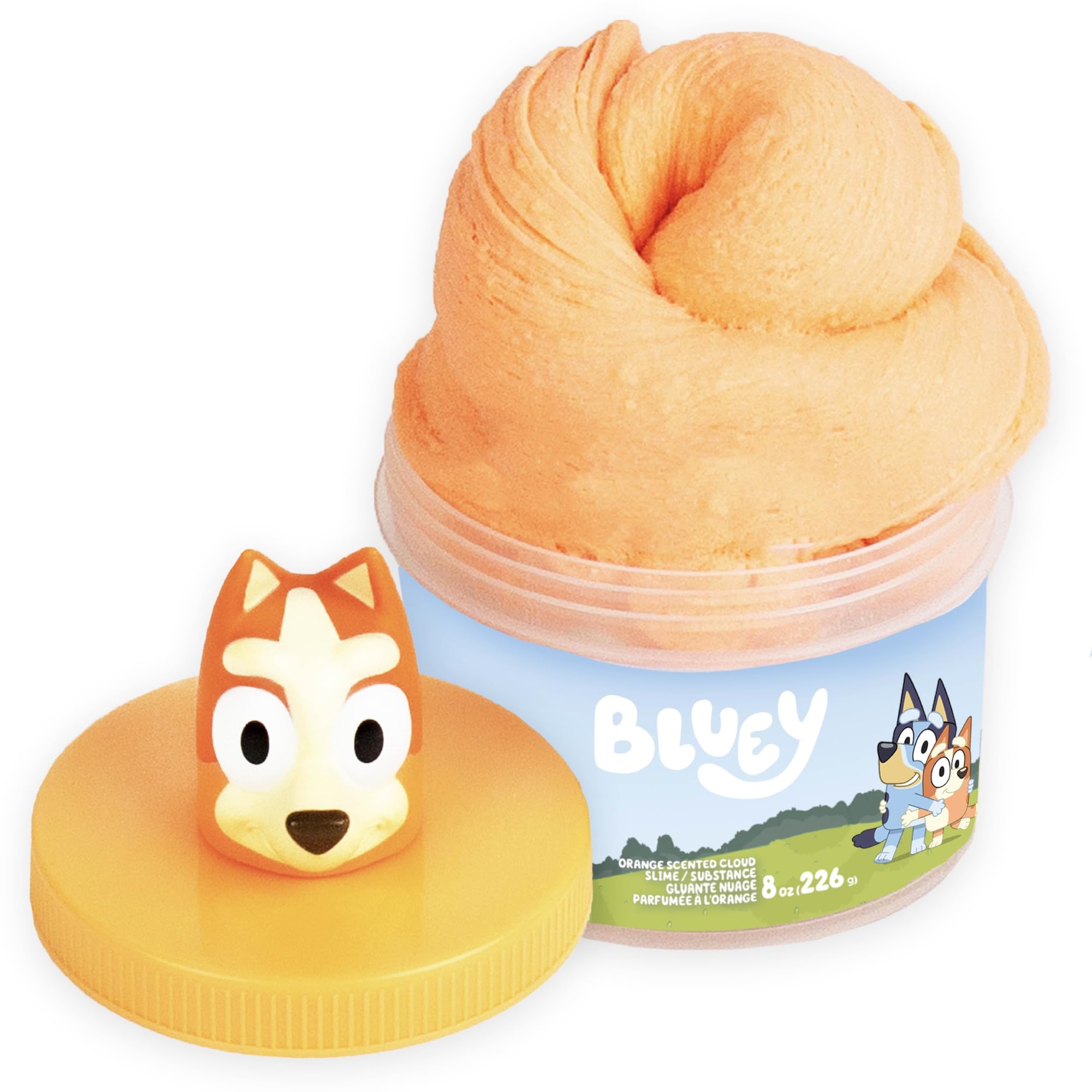 Hello Kitty SLIMYGLOOP Jar, 8 oz Red & White Cotton Candy Scented Slime, Includes Beads & Hello Kitty Charm