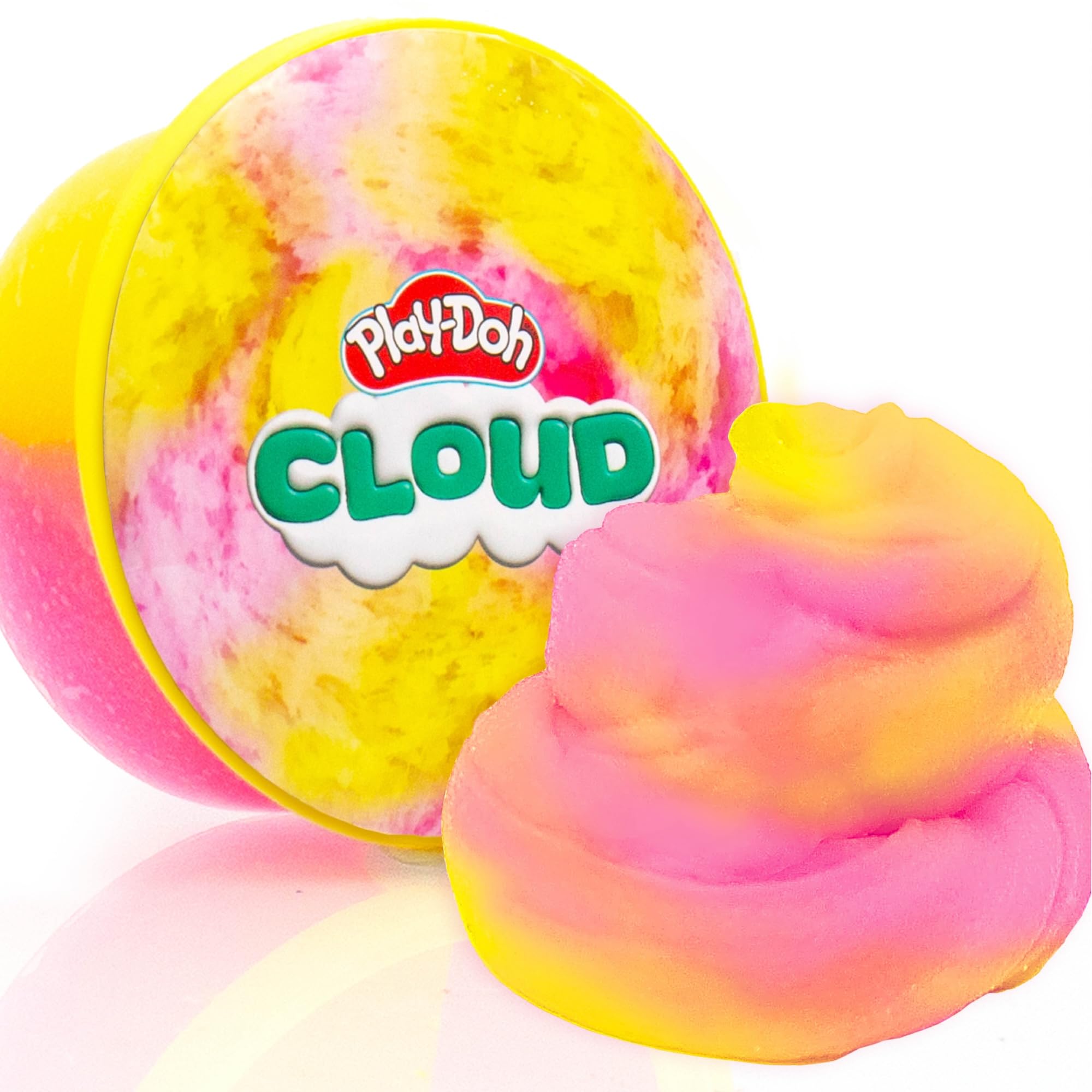 Play-Doh Scented Cloud Slime for Kids, Pink & Blue Cotton Candy Scent, Popular Toys, Gifts and Party Favors