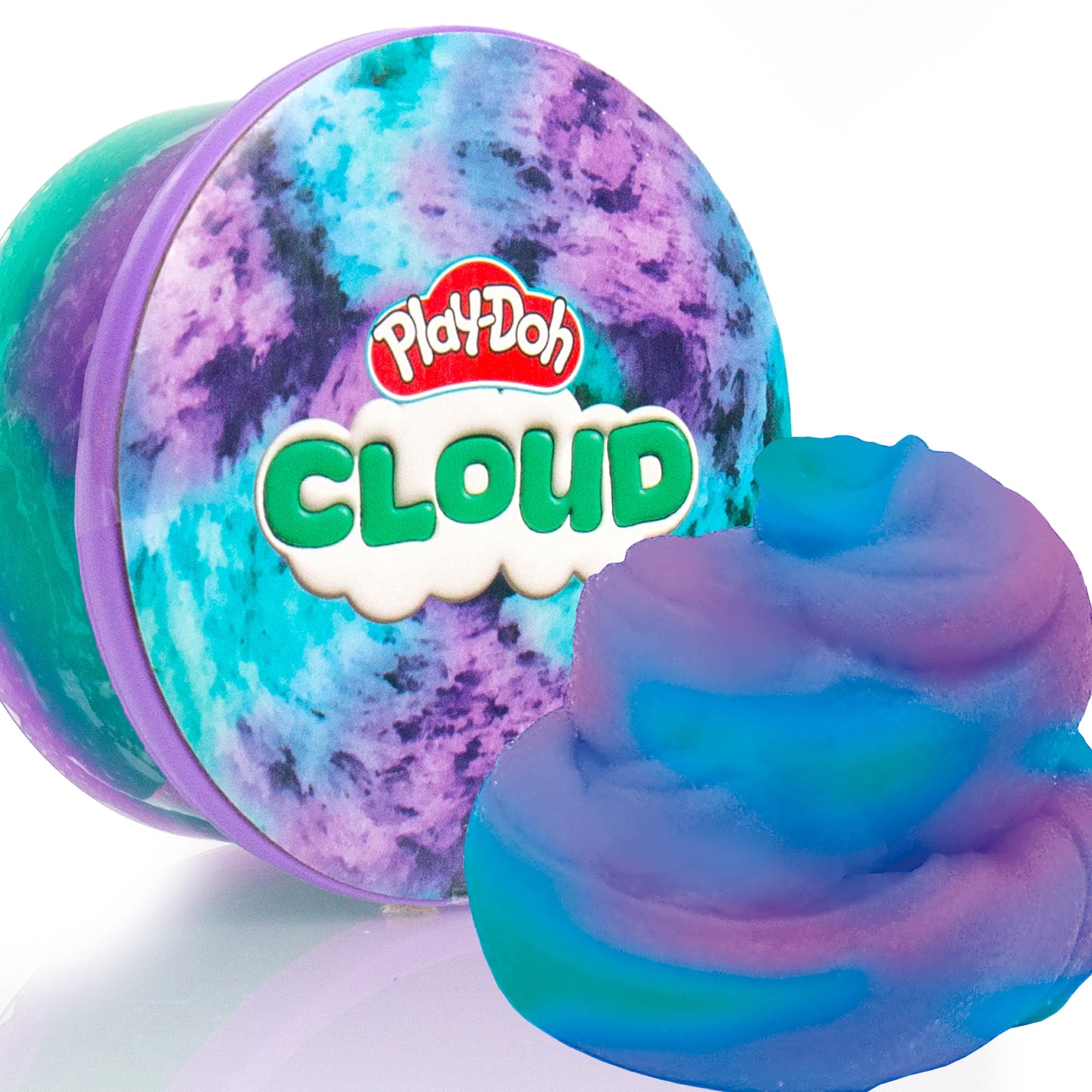 Play-Doh Scented Cloud Slime for Kids, Pink & Blue Cotton Candy Scent, Popular Toys, Gifts and Party Favors