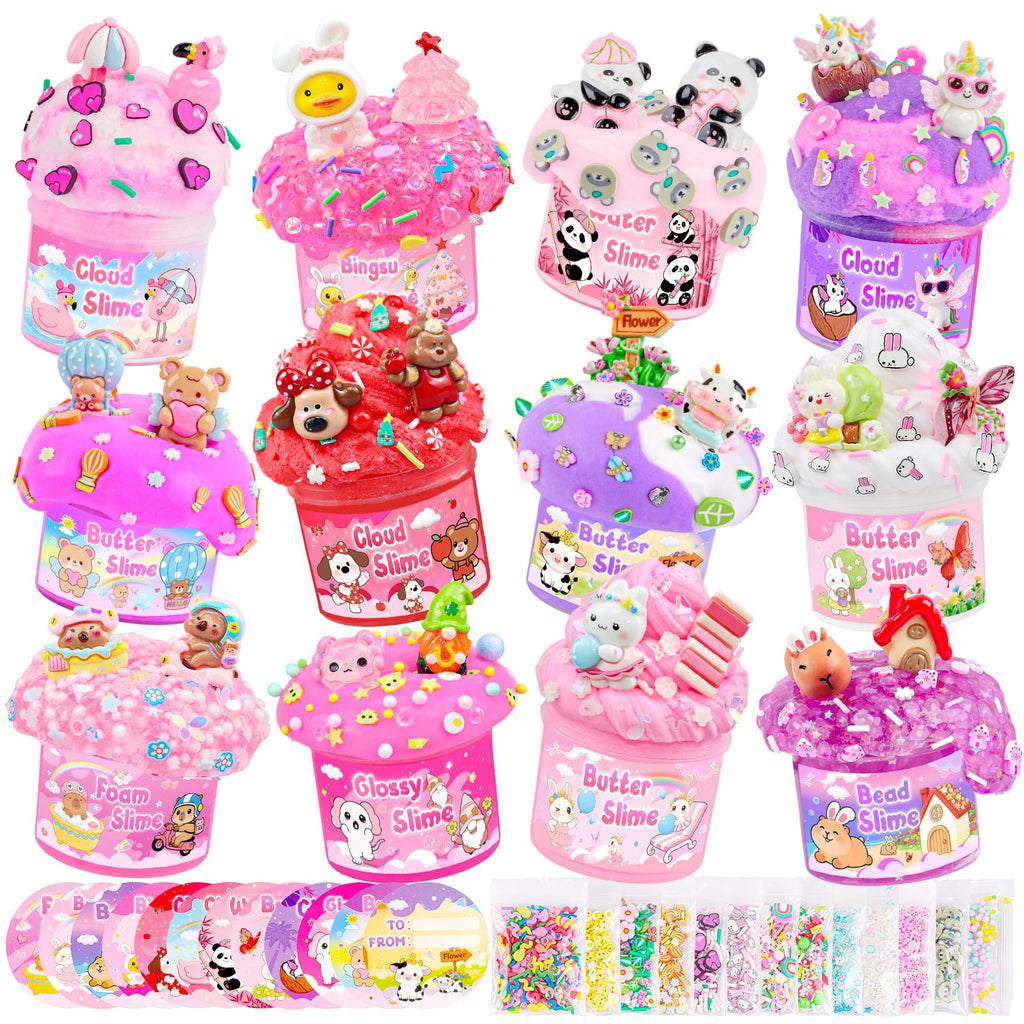 Blue Ocean Series✨6-Box Super Cute Squeeze Toys|Cloud & Butter Dual Texture|Ultimate Party Gift|Surprise That Makes Kids Scream with Joy