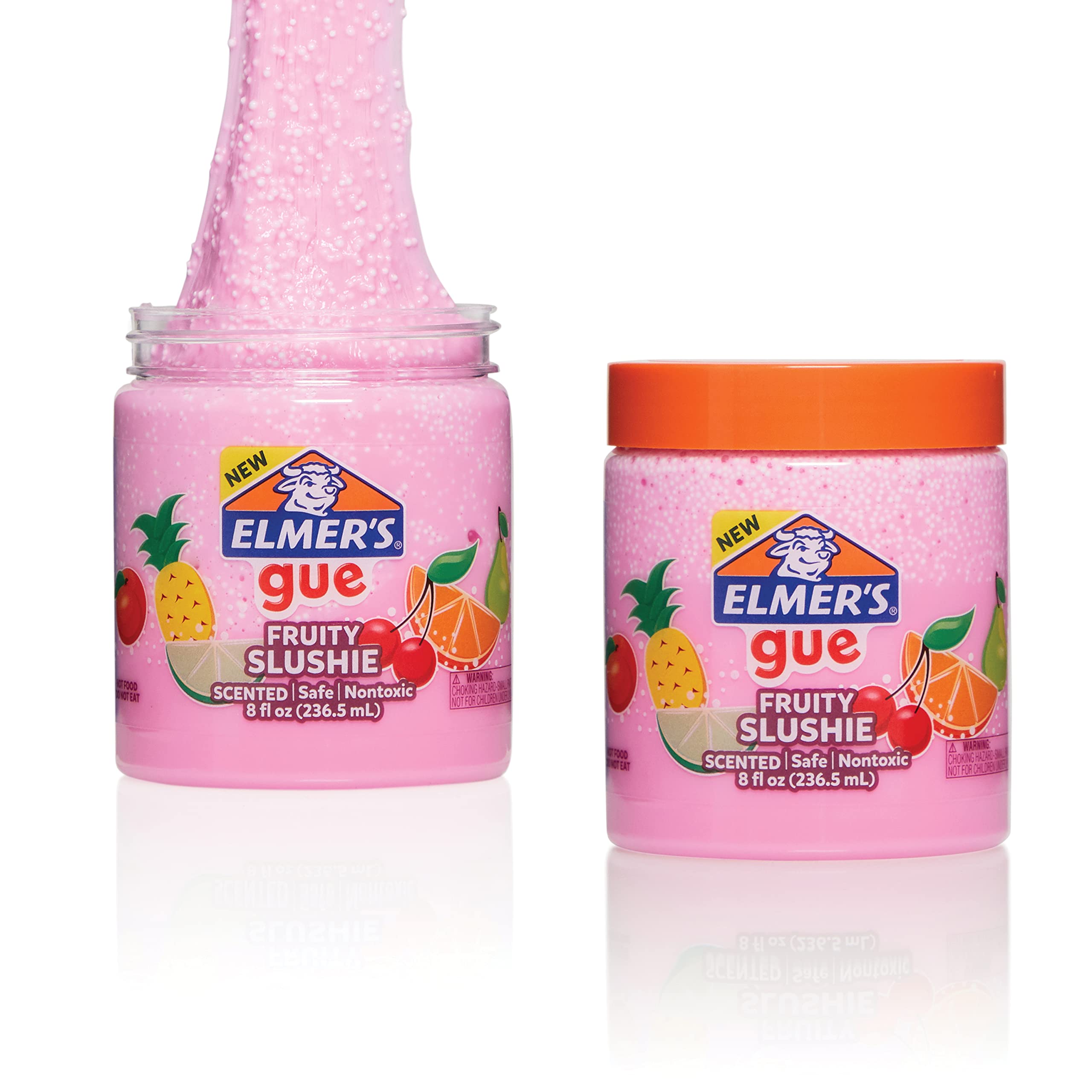 Elmer's Gue Pre Made Slime, Glassy Clear Slime, Great for Mixing in Add-ins, 2 Count