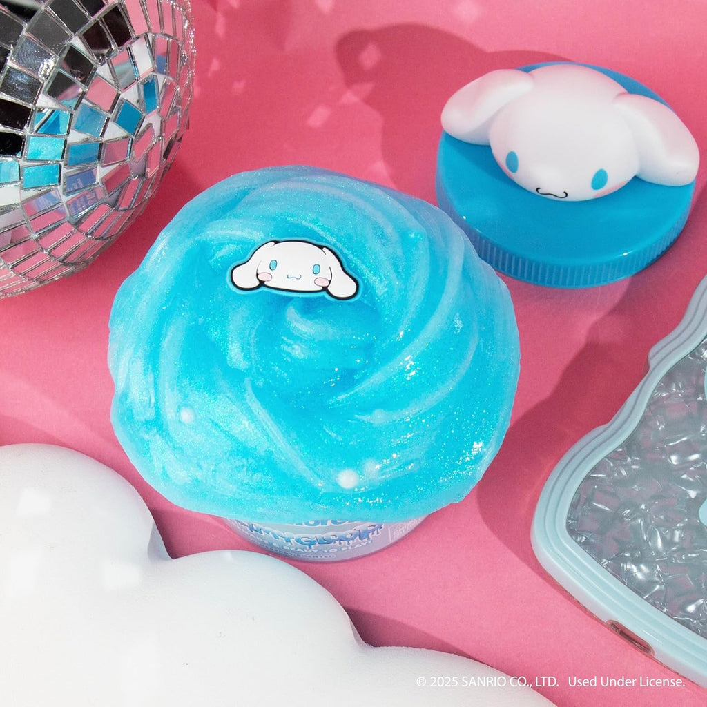 Cinnamoroll Limited Edition!🐶8oz Giant Jar Glitter Squeeze Toy|Blueberry Scent + Sparkling Glitter|Irresistible Cuteness for Collectors