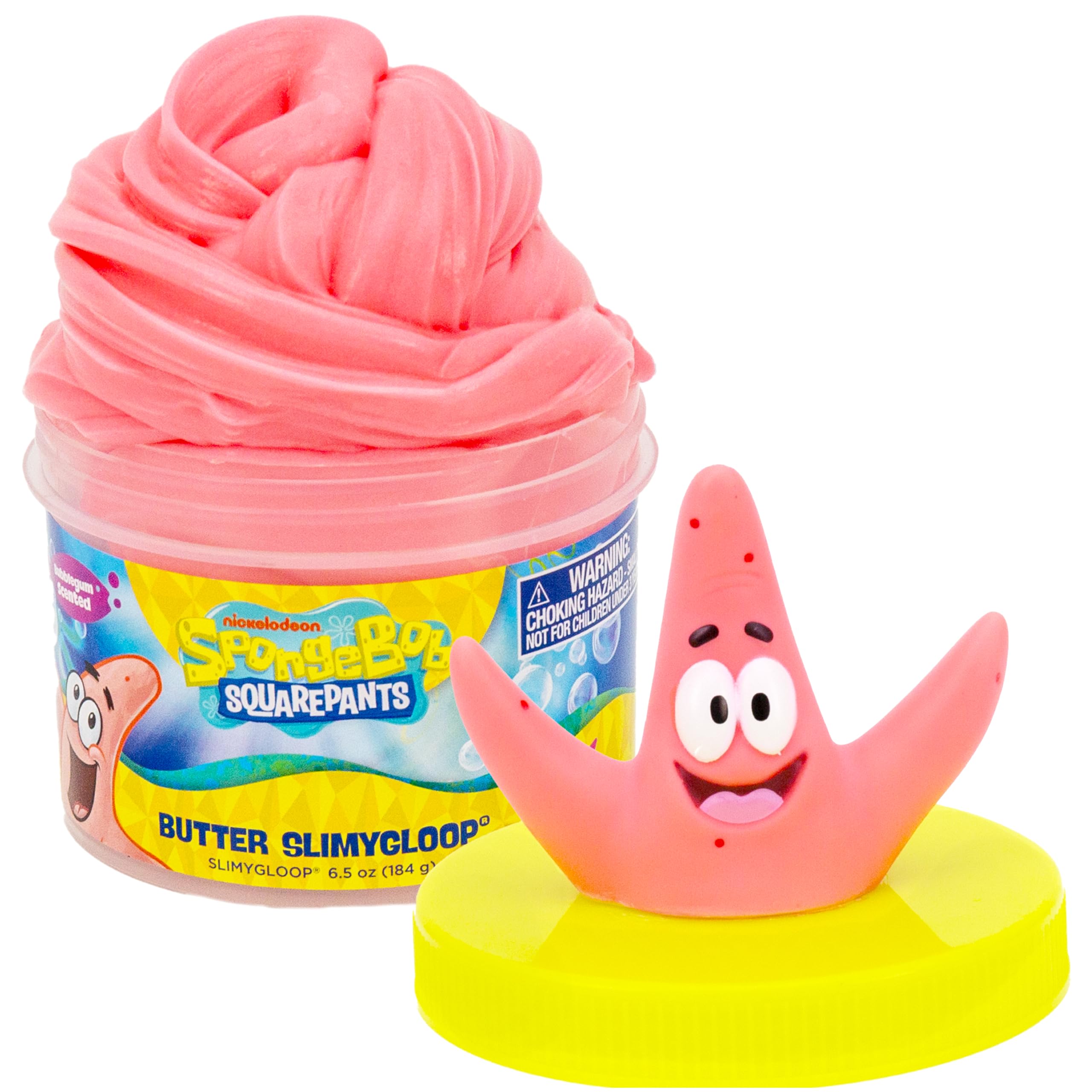 Hello Kitty SLIMYGLOOP Jar, 8 oz Red & White Cotton Candy Scented Slime, Includes Beads & Hello Kitty Charm