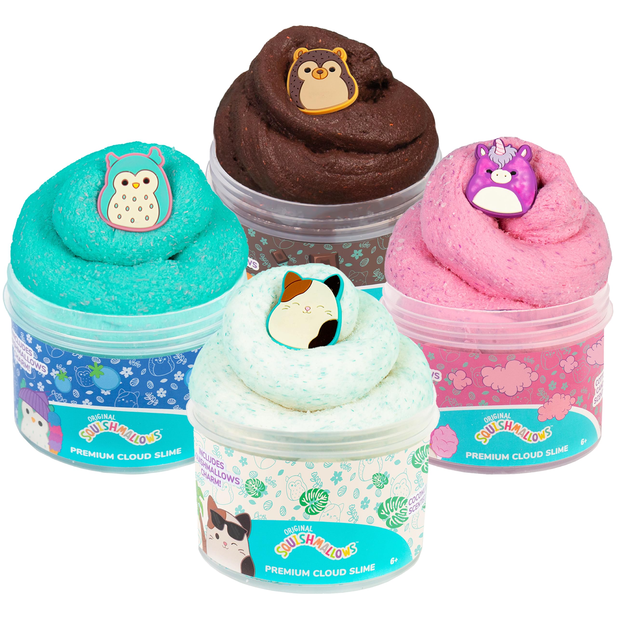 Premium Cloud Slime Squishmallow | Coconut Scented Sensor...