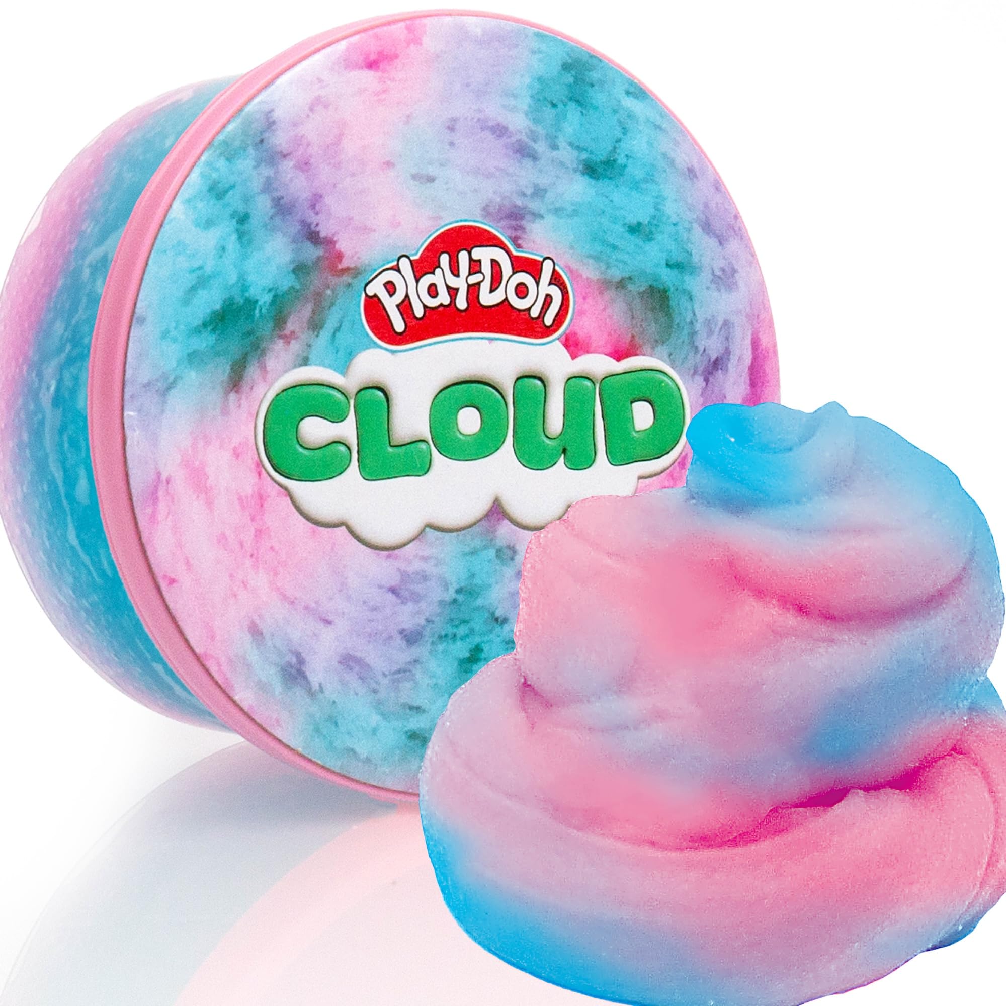 Play-Doh Scented Cloud Slime for Kids, Pink & Blue Cotton Candy Scent, Popular Toys, Gifts and Party Favors