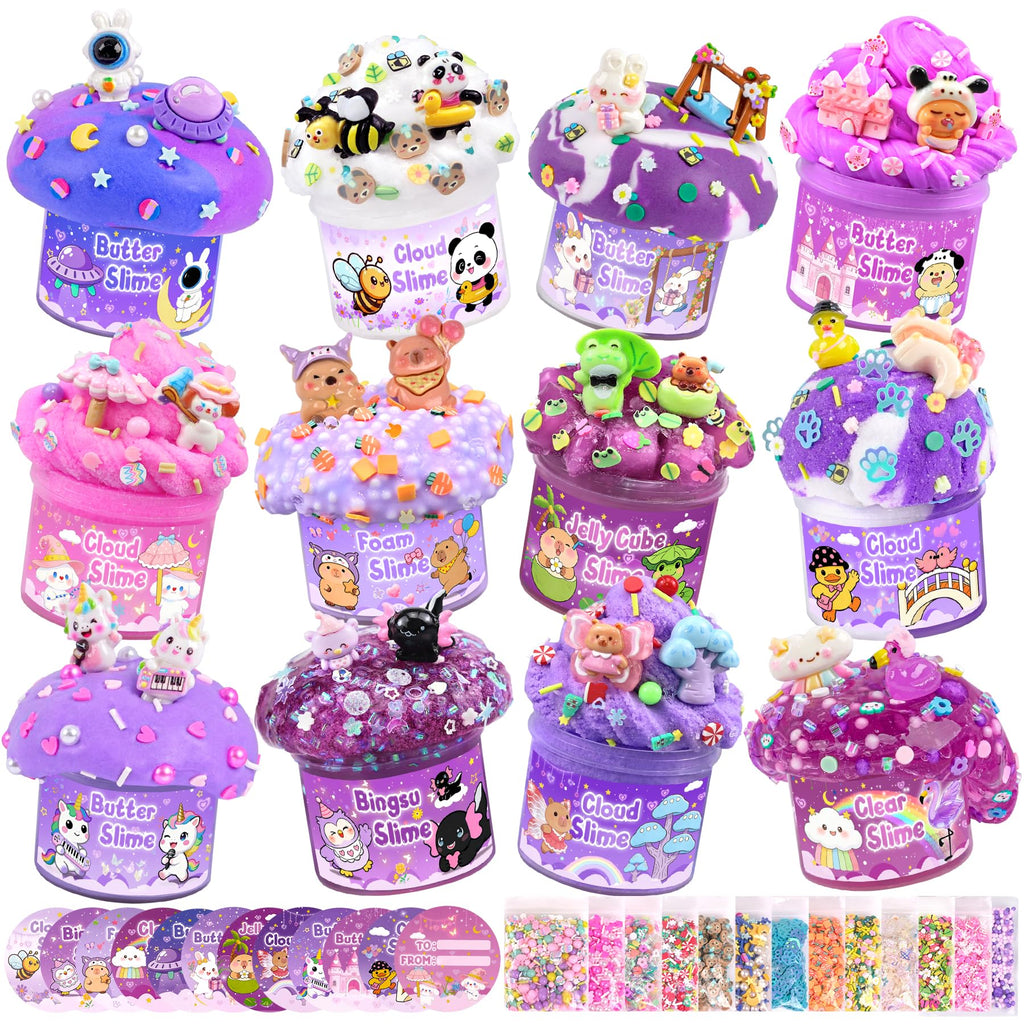 Blue Ocean Series✨6-Box Super Cute Squeeze Toys|Cloud & Butter Dual Texture|Ultimate Party Gift|Surprise That Makes Kids Scream with Joy