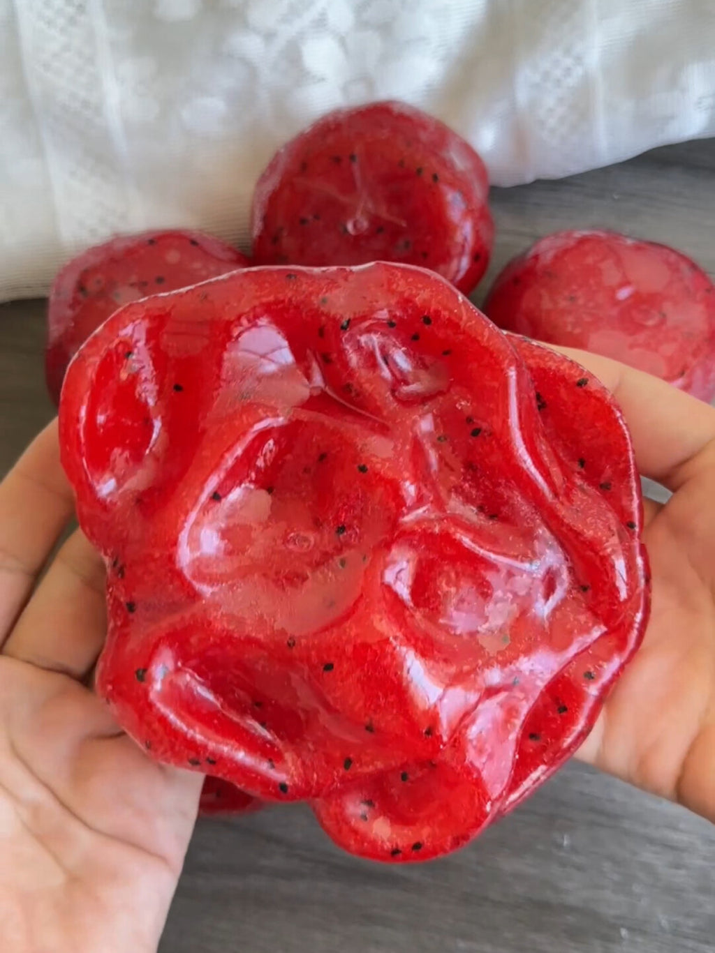 Strawberry Mochi Stress Ball | Best Stress Relief Toy for Teens & Adults