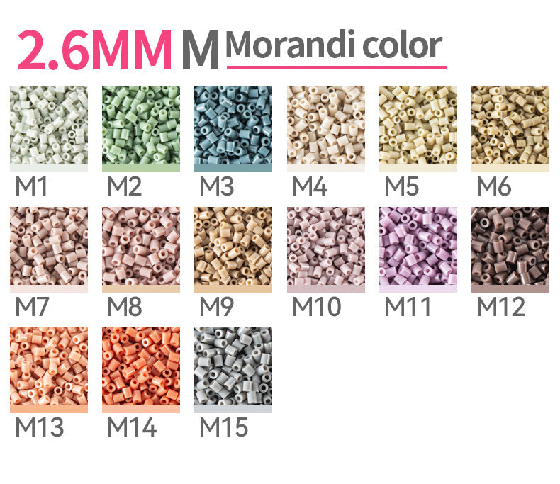 Morandi Fuse Beads Refill Pack | 2.6mm Mini Beads for DIY...