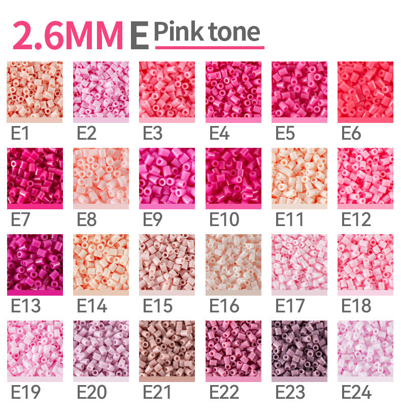 Pink Fuse Beads Refill Pack | 2.6mm Mini Beads for DIY Cr...